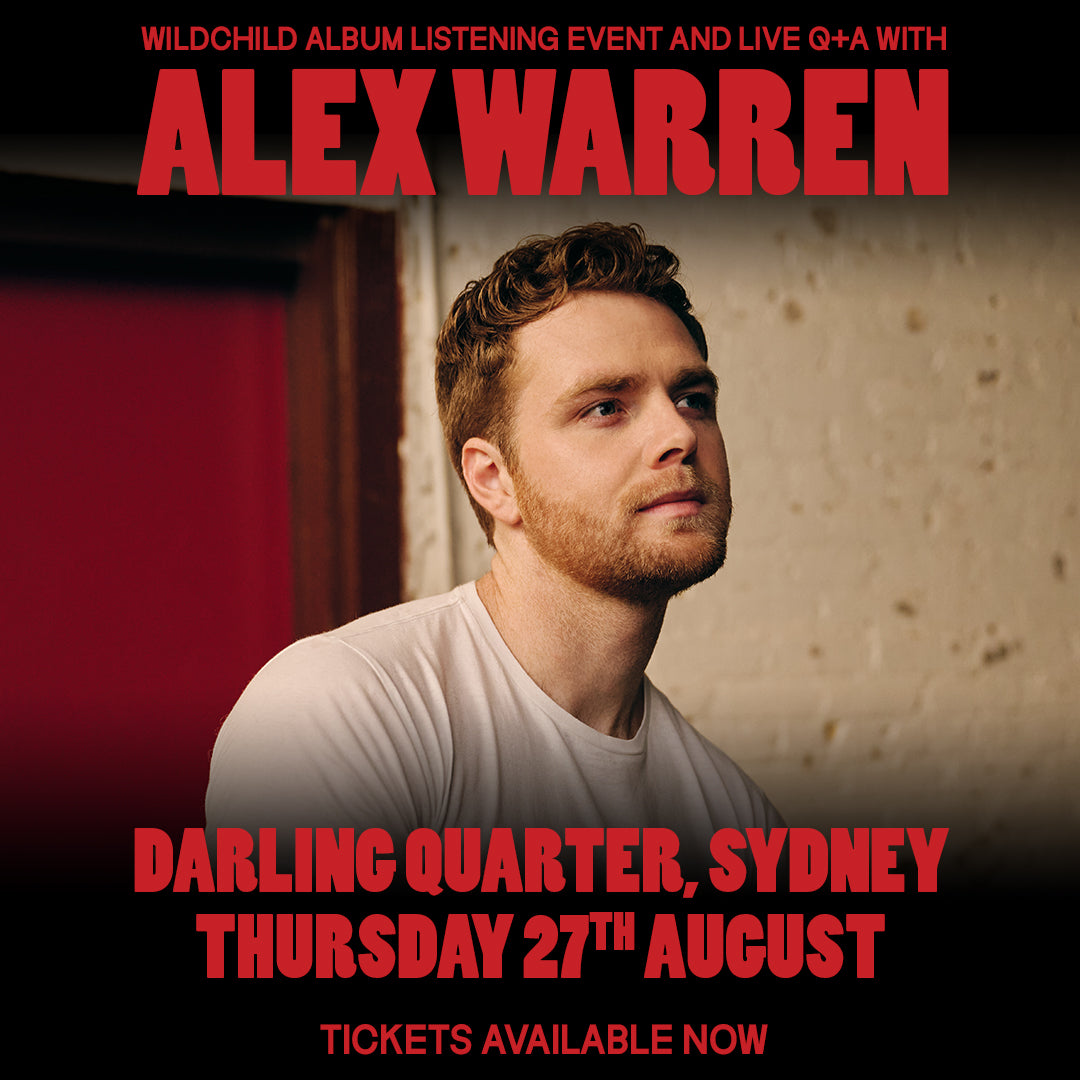 Alex Warren: Sydney Q&A with Alex ticket + "WILDCHILD" Digital Album Download