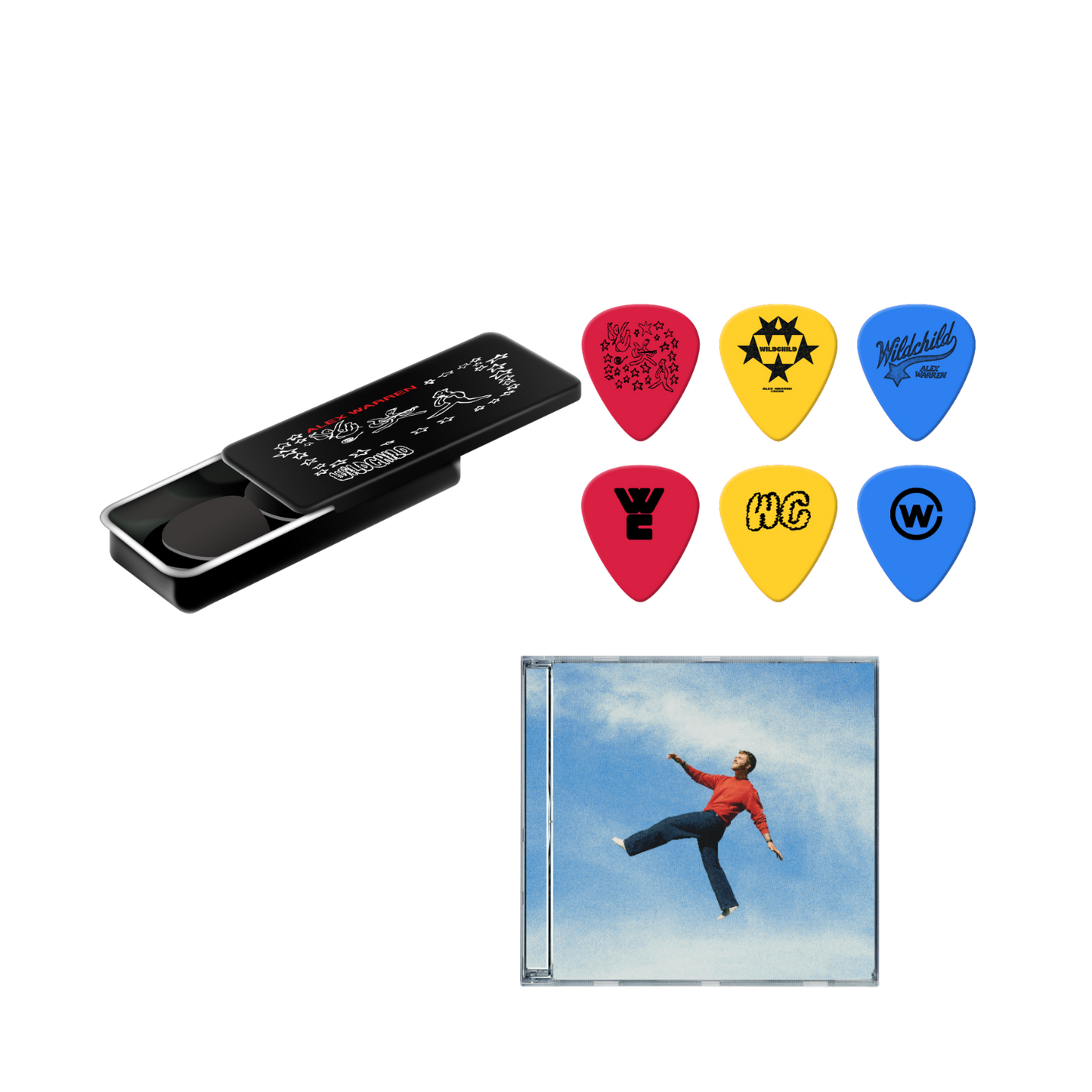 WILDCHILD - CD + GUITAR PICK SET Bundle | Alex Warren