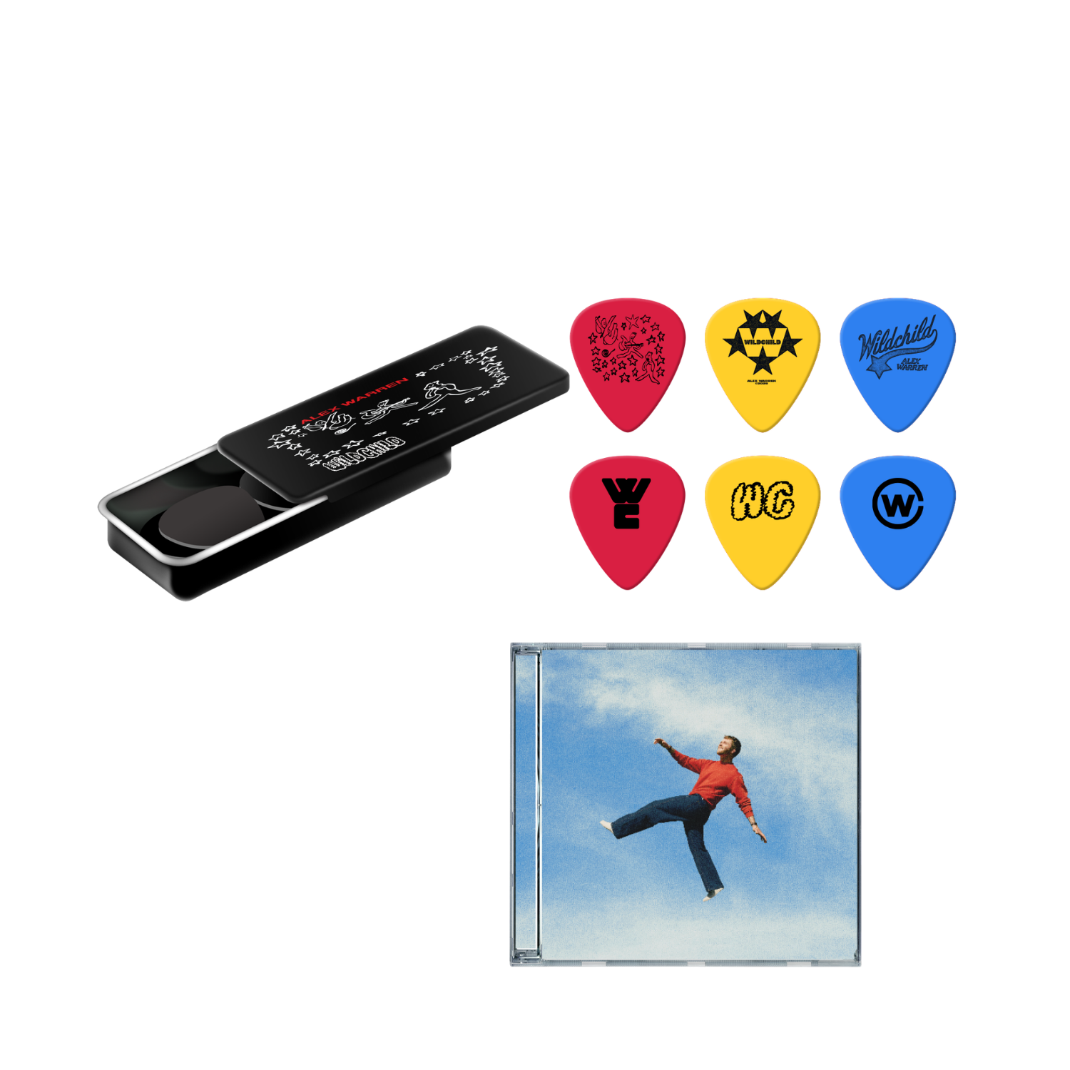 WILDCHILD - CD + GUITAR PICK SET Bundle | Alex Warren